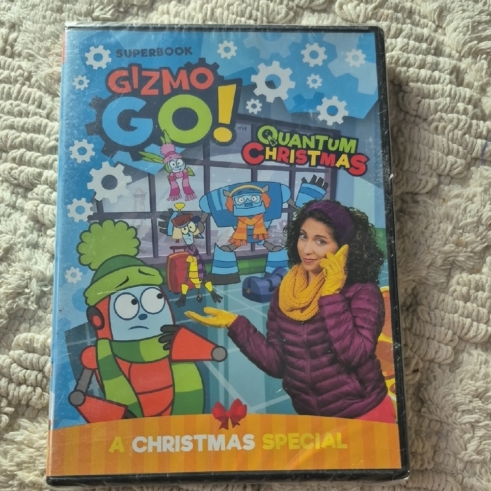 NEW Gizmo Go Quantum Christmas DVD Superbook Holiday Kids Video CBN sealed